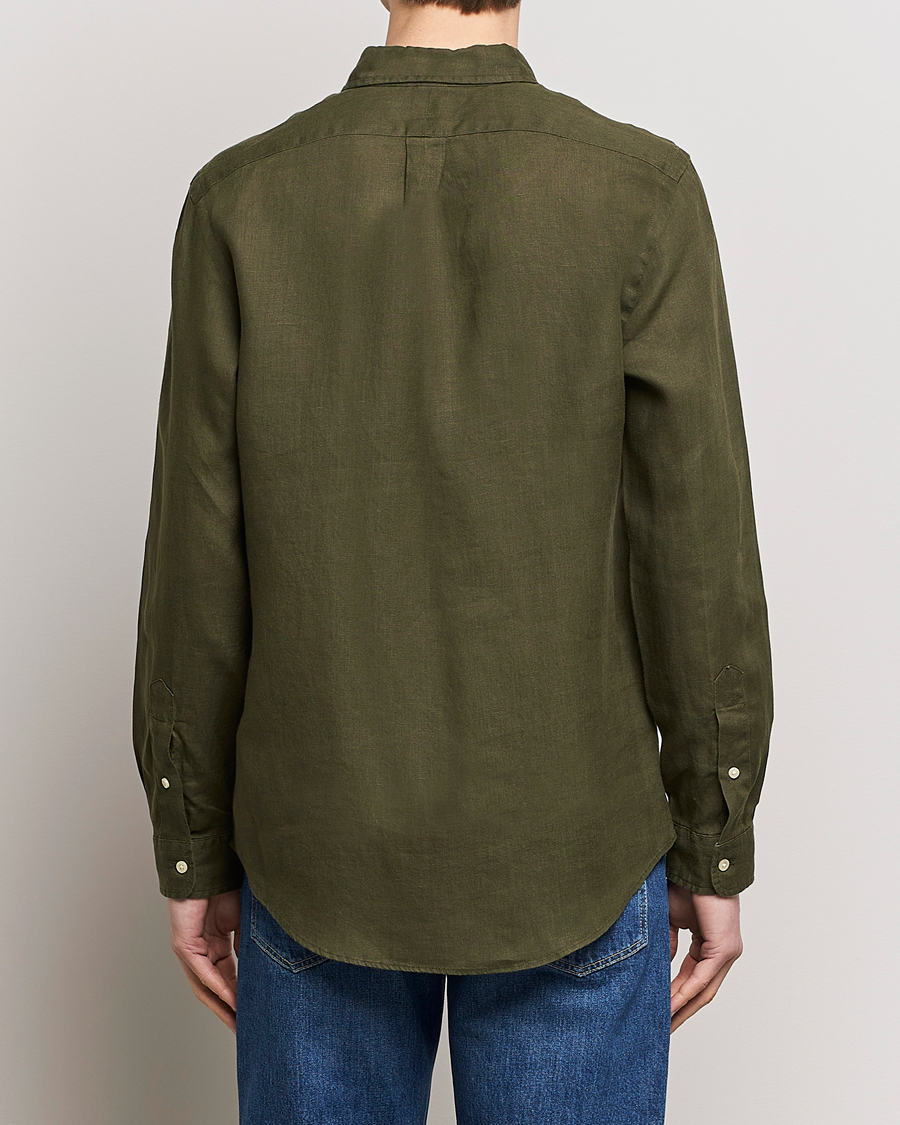 Herre | Skjorter | Polo Ralph Lauren | Custom Fit Linen Button Down Armadillo