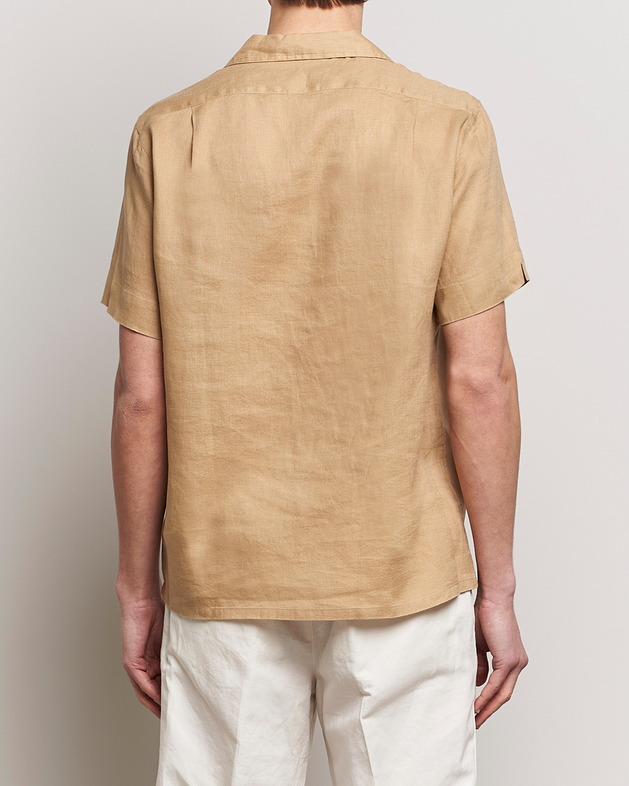 Herre | Skjorter | Polo Ralph Lauren | Linen Pocket Short Sleeve Shirt Vintage Khaki