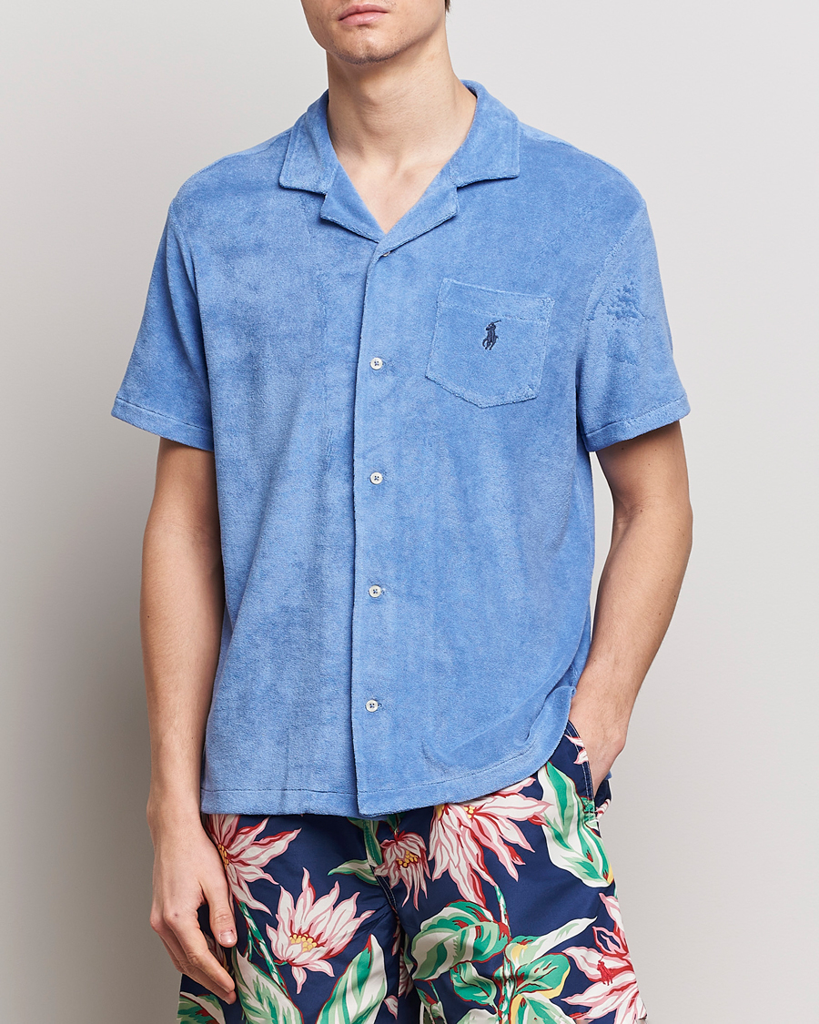 Herre | Lojalitetstilbud | Polo Ralph Lauren | Cotton Terry Short Sleeve Shirt Harbor Island Blue