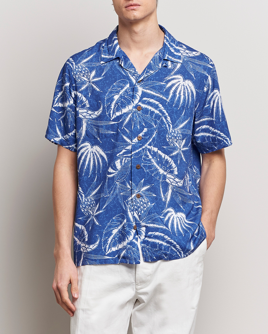 Herre | Kortærmede skjorter | Polo Ralph Lauren | Short Sleeve Printed Shirt Ocean Breeze Floral