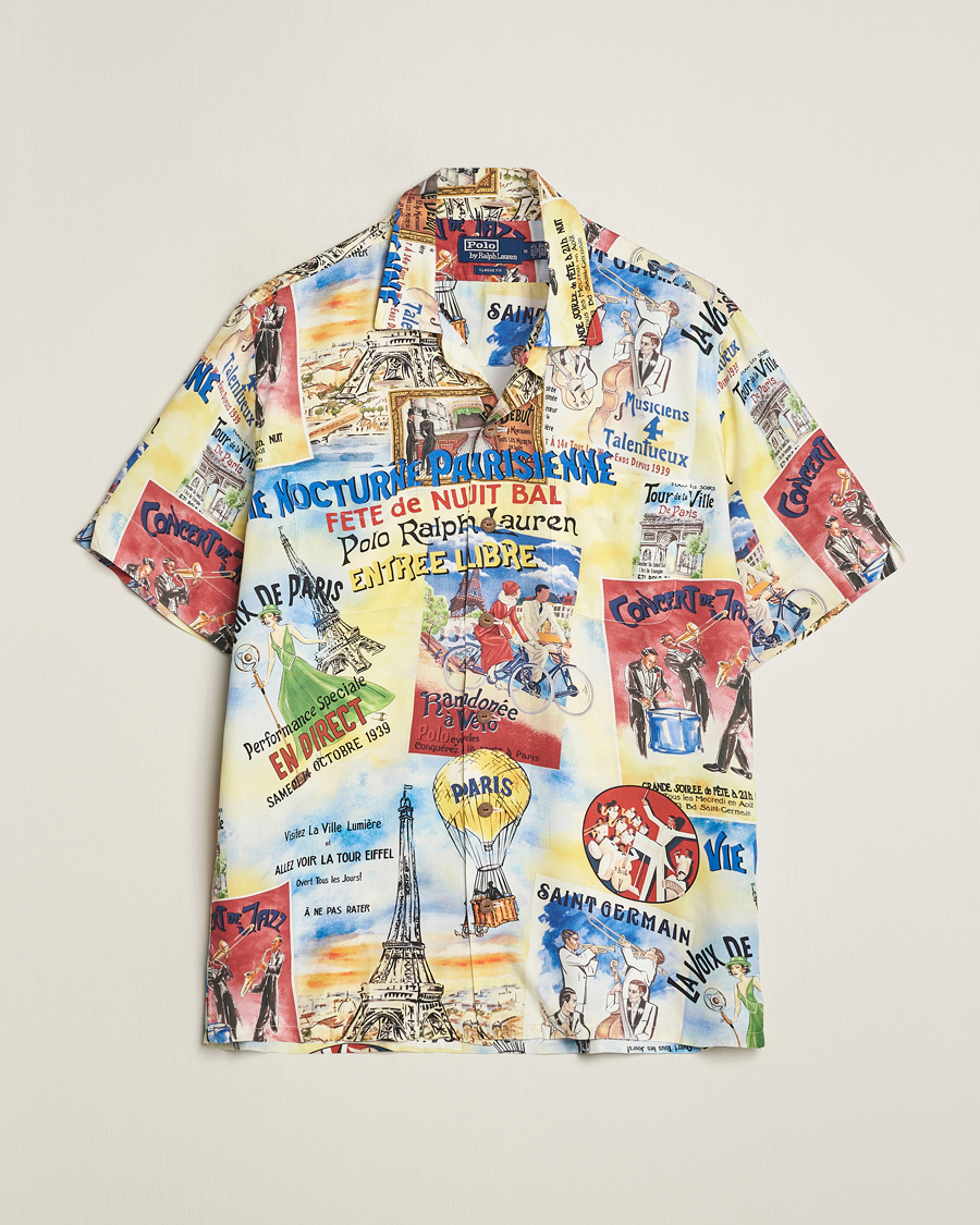 Herre | Skjorter | Polo Ralph Lauren | Short Sleeve Printed Shirt City Of Light Poster