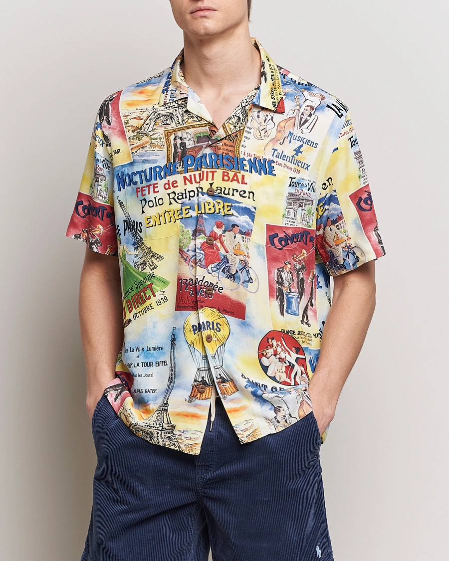 Herre | Kortærmede skjorter | Polo Ralph Lauren | Short Sleeve Printed Shirt City Of Light Poster
