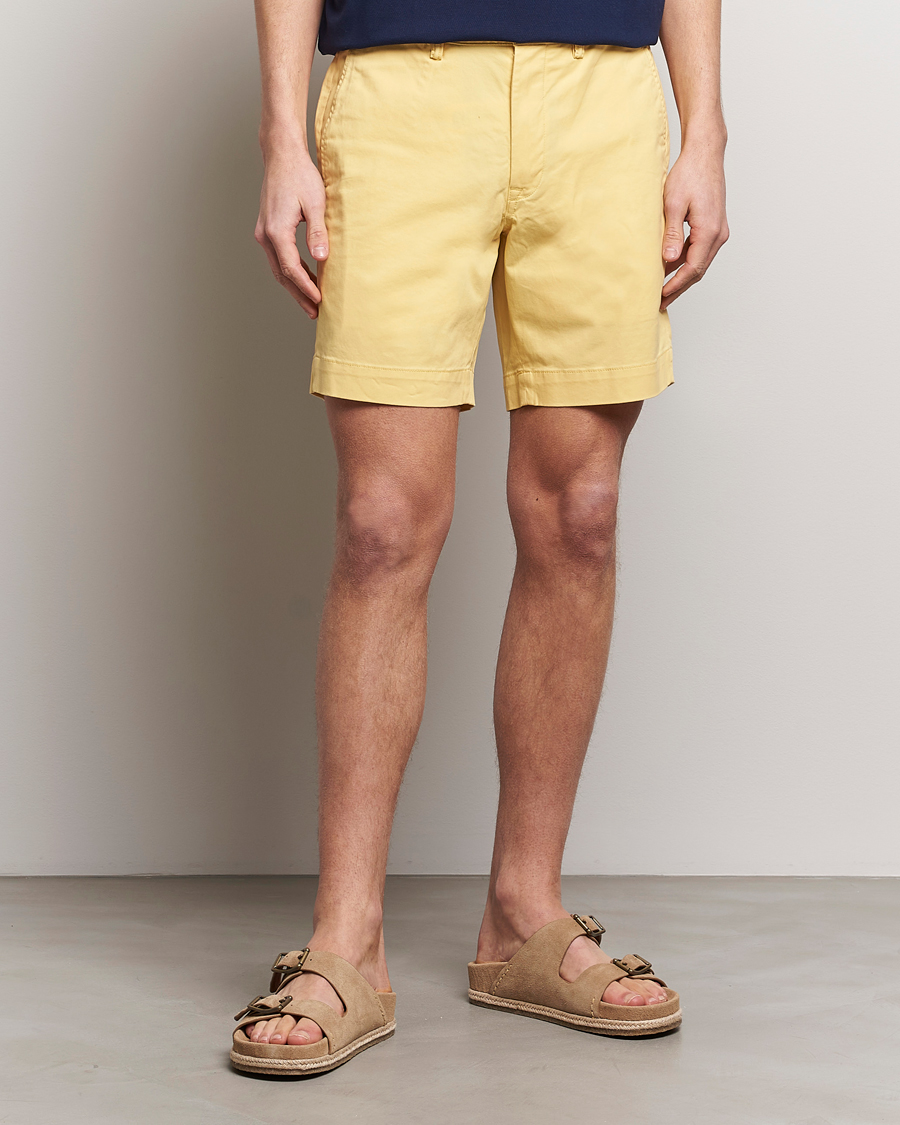 Herre | Polo Ralph Lauren | Polo Ralph Lauren | Tailored Slim Fit Shorts Corn Yellow