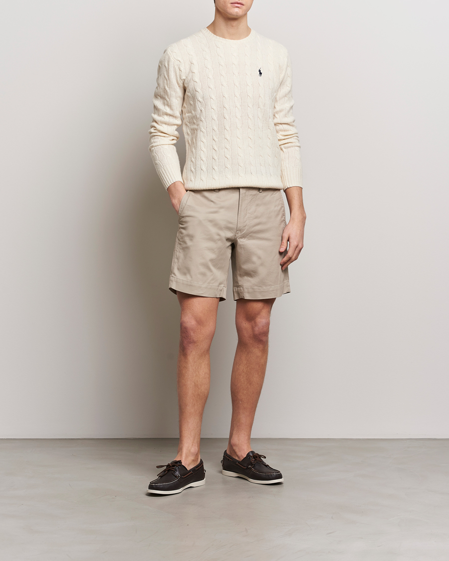 Herre | Shorts | Polo Ralph Lauren | Tailored Slim Fit Shorts Khaki Tan