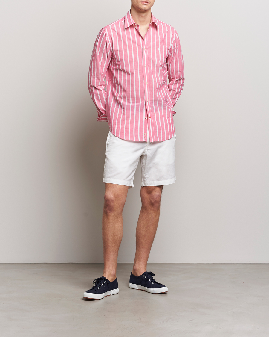 Herre | Shorts | Polo Ralph Lauren | Cotton/Linen Shorts White