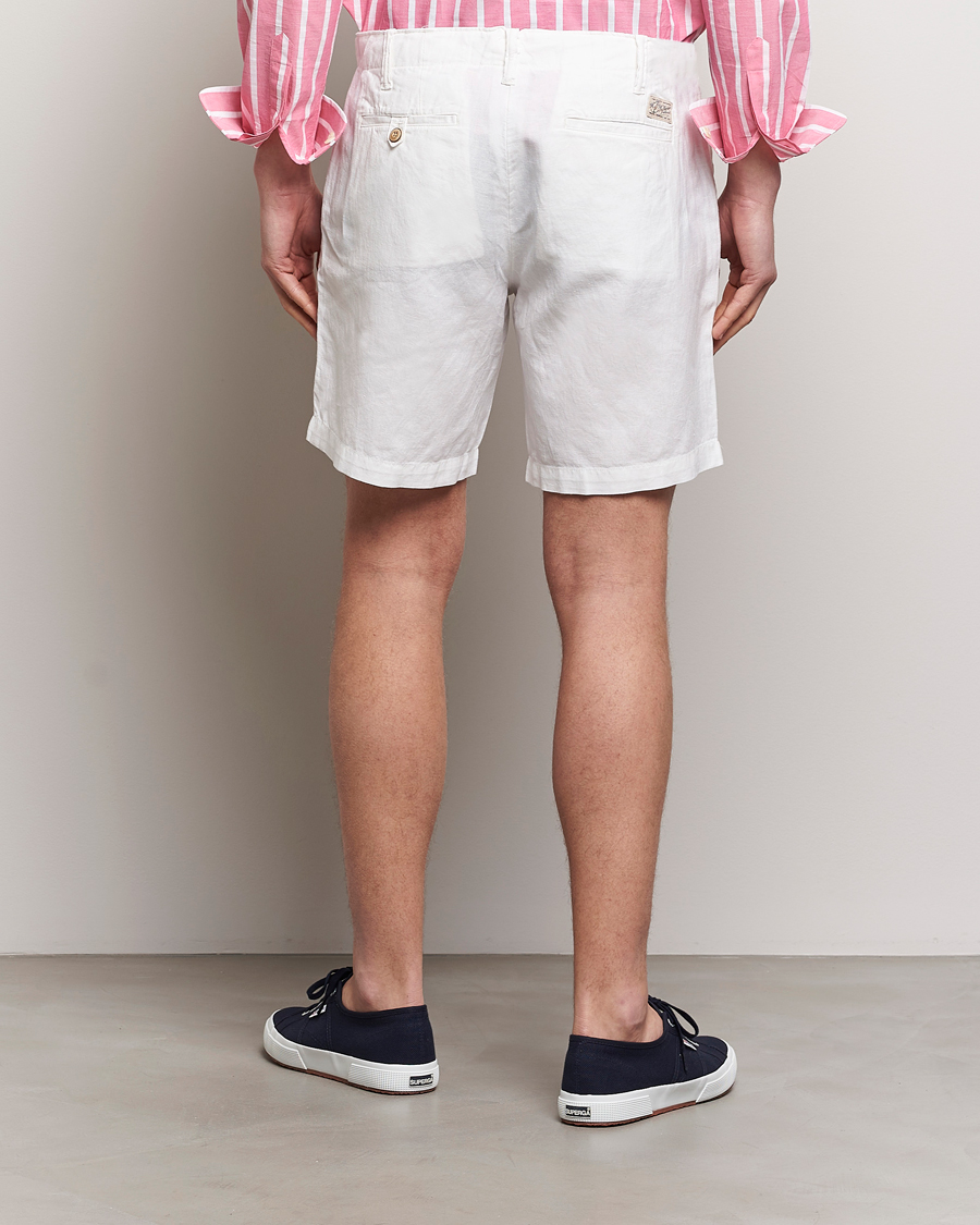 Herre | Shorts | Polo Ralph Lauren | Cotton/Linen Shorts White