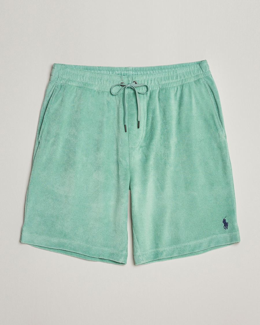 Herre | Shorts | Polo Ralph Lauren | Cotton Terry Drawstring Shorts Celadon