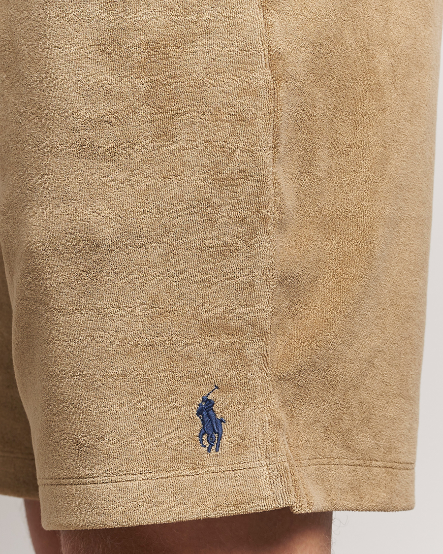 Herre | Shorts | Polo Ralph Lauren | Cotton Terry Drawstring Shorts Coastal Beige