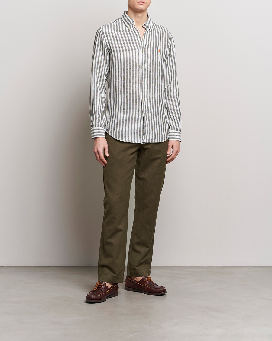 Herre | Bukser | Polo Ralph Lauren | Cotton/Linen Bedford Chinos Canopy Olive