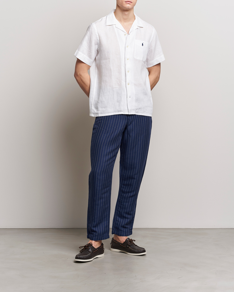 Herre | Bukser | Polo Ralph Lauren | Prepster V2 Linen Trousers Navy