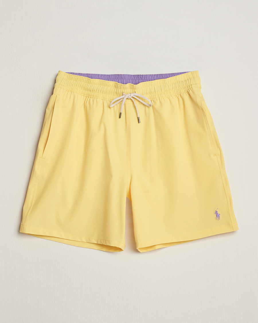 Herre | Badebukser | Polo Ralph Lauren | Recycled Traveler Boxer Swimshorts Oasis Yellow