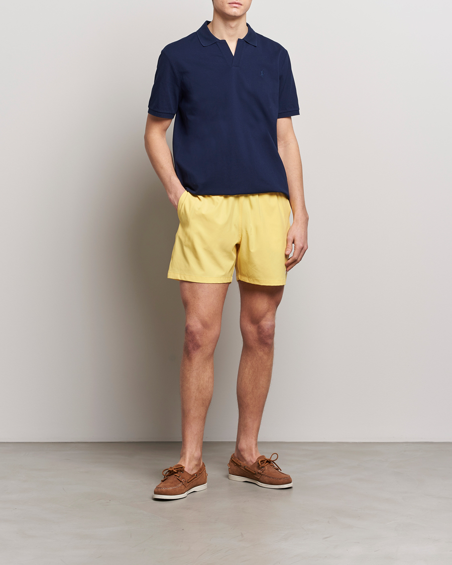 Herre | Badebukser | Polo Ralph Lauren | Recycled Traveler Boxer Swimshorts Oasis Yellow