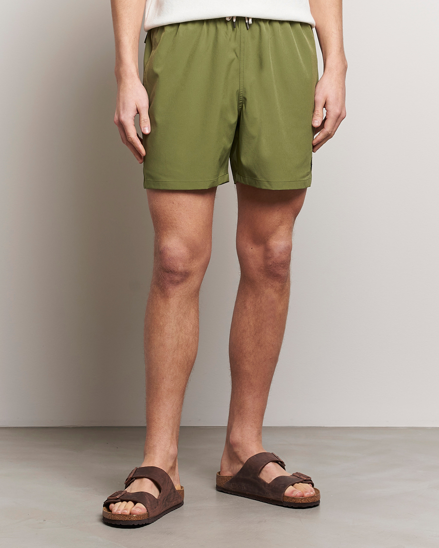 Herre | Badebukser med snøre | Polo Ralph Lauren | Recycled Traveler Boxer Swimshorts Tree Green