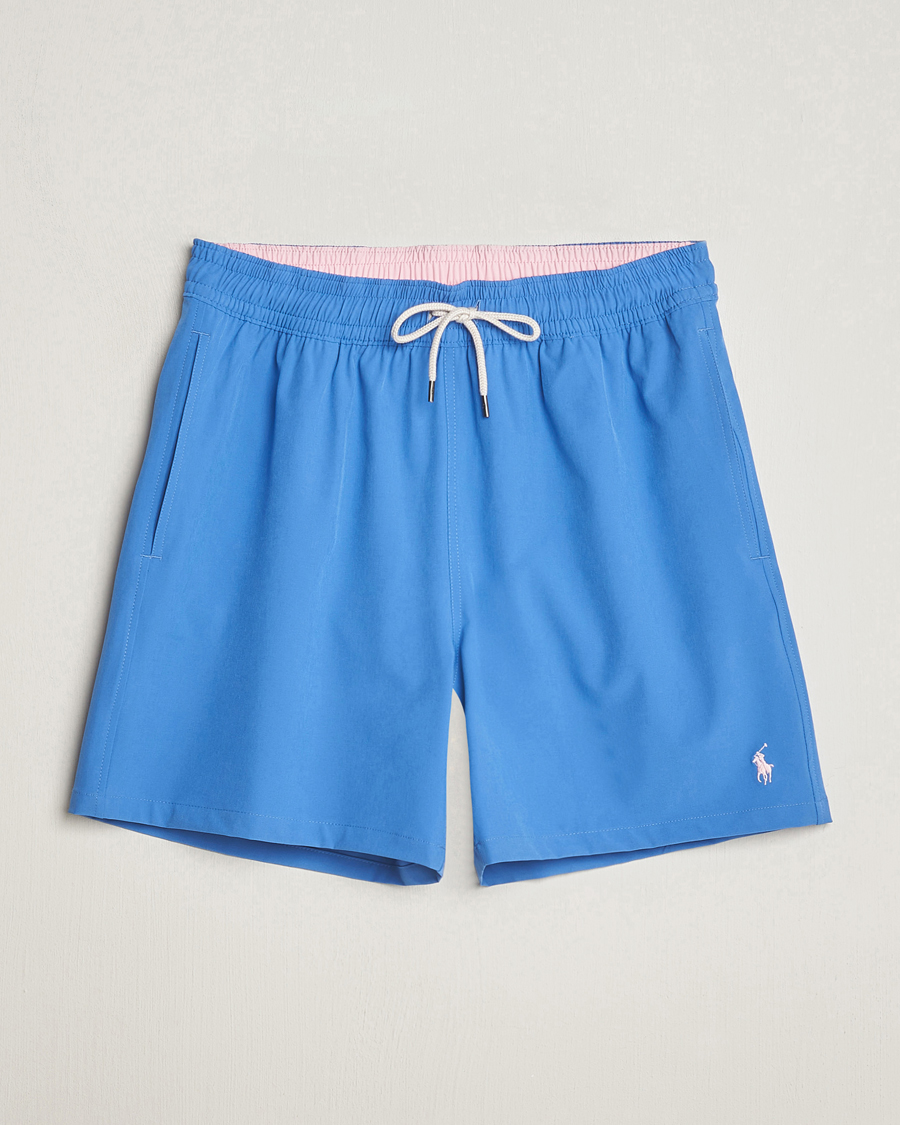 Herre | Badebukser | Polo Ralph Lauren | Recycled Traveler Boxer Swimshorts New England Blue