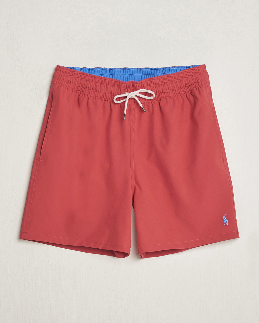 Herre | Badebukser | Polo Ralph Lauren | Recycled Traveler Boxer Swimshorts Nantucket Red