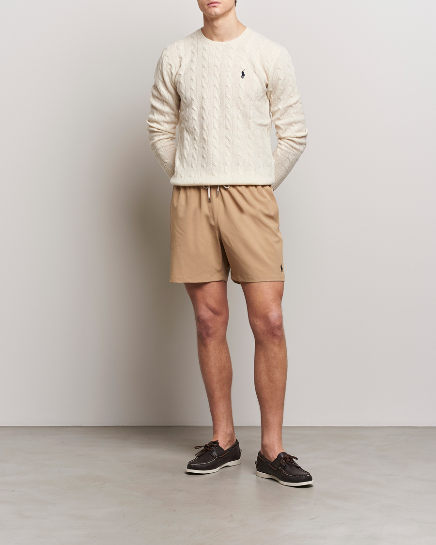 Herre | Badebukser | Polo Ralph Lauren | Recycled Traveler Boxer Swimshorts Vintage Khaki