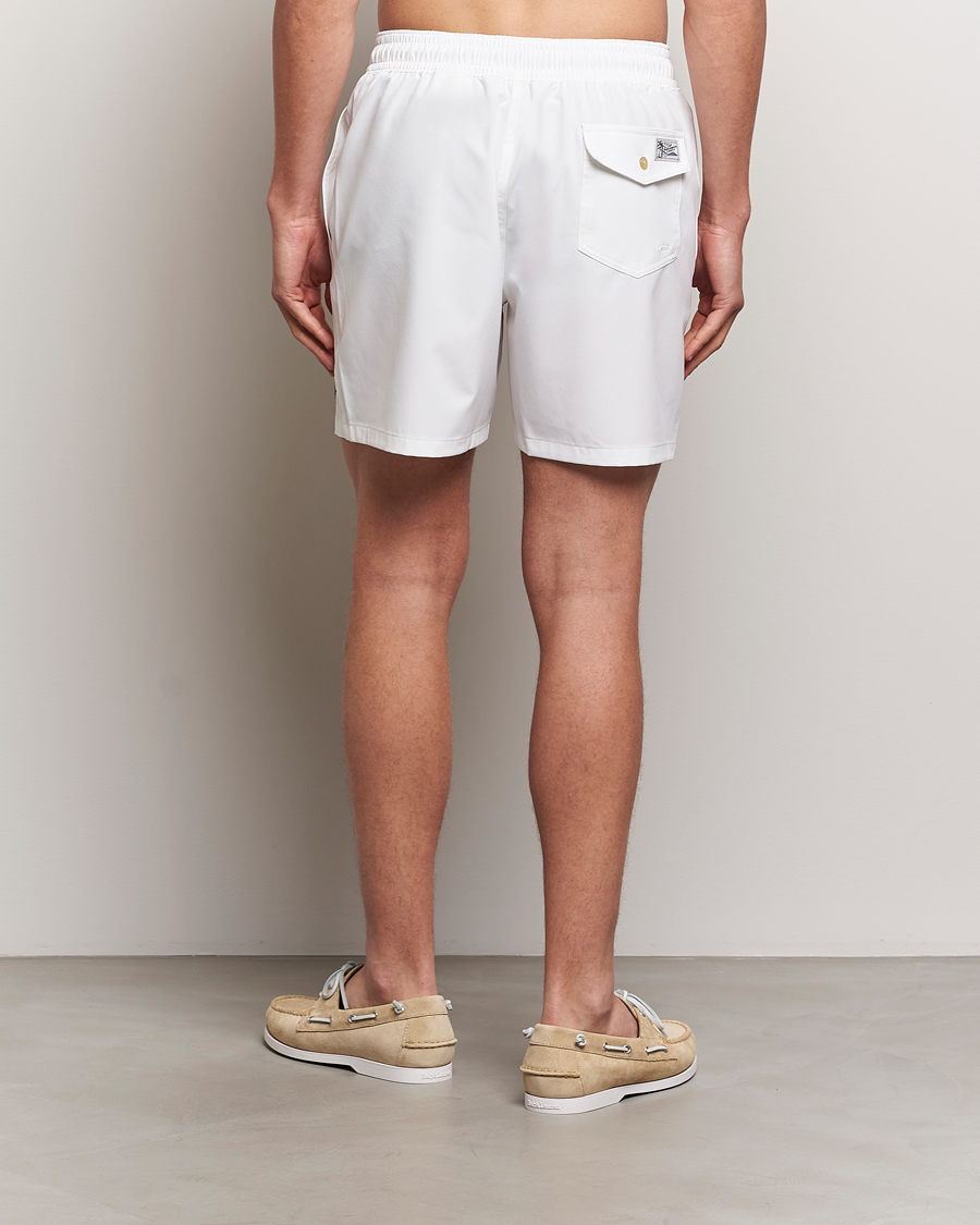 Herre | Badebukser | Polo Ralph Lauren | Recycled Traveler Boxer Swimshorts White/Liberty