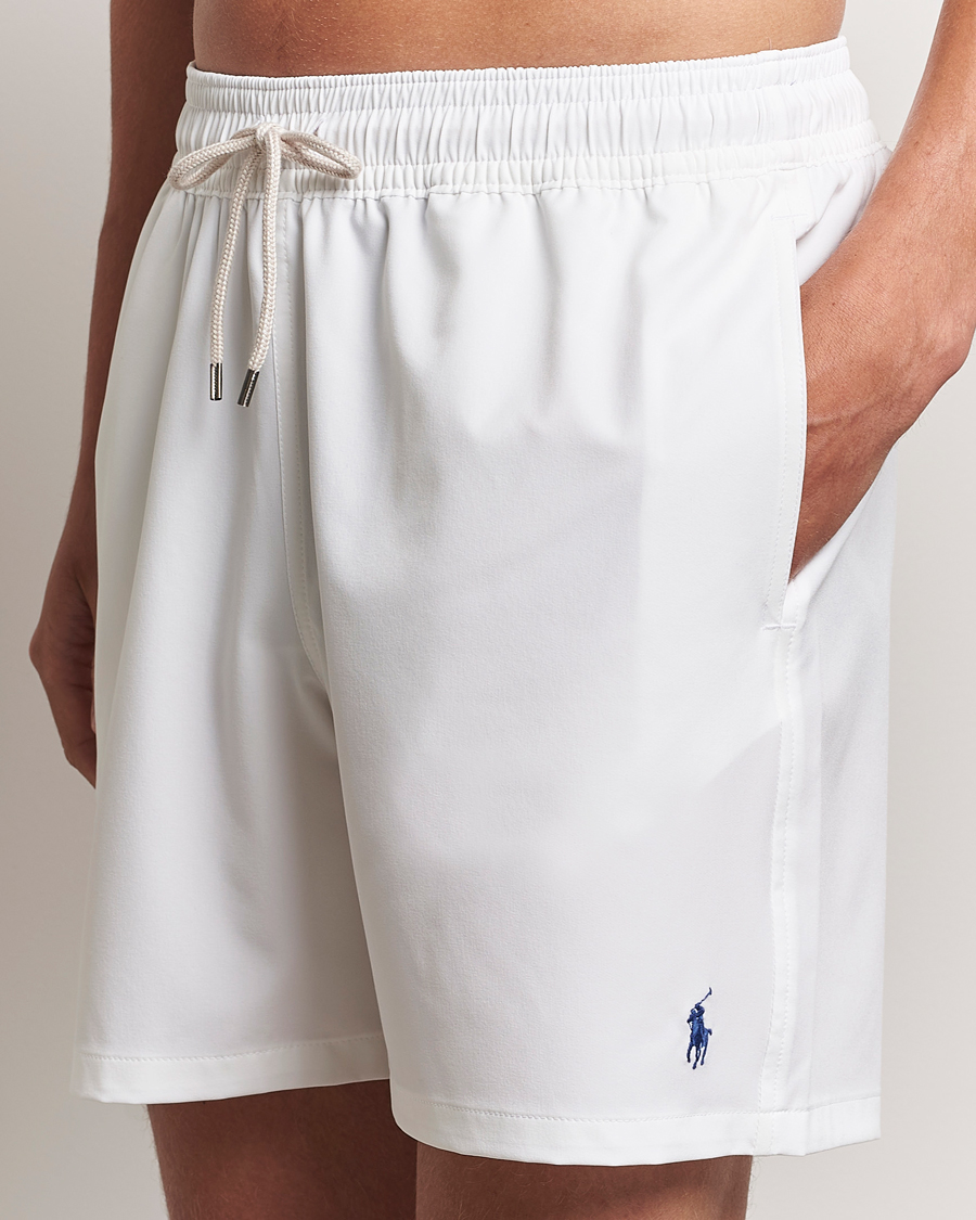 Herre | Badebukser | Polo Ralph Lauren | Recycled Traveler Boxer Swimshorts White/Liberty