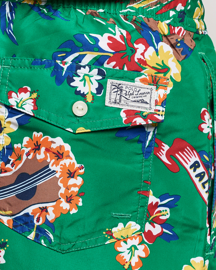 Herre | Badebukser | Polo Ralph Lauren | Recycled Traveler Printed Swimshorts Surfer Bear