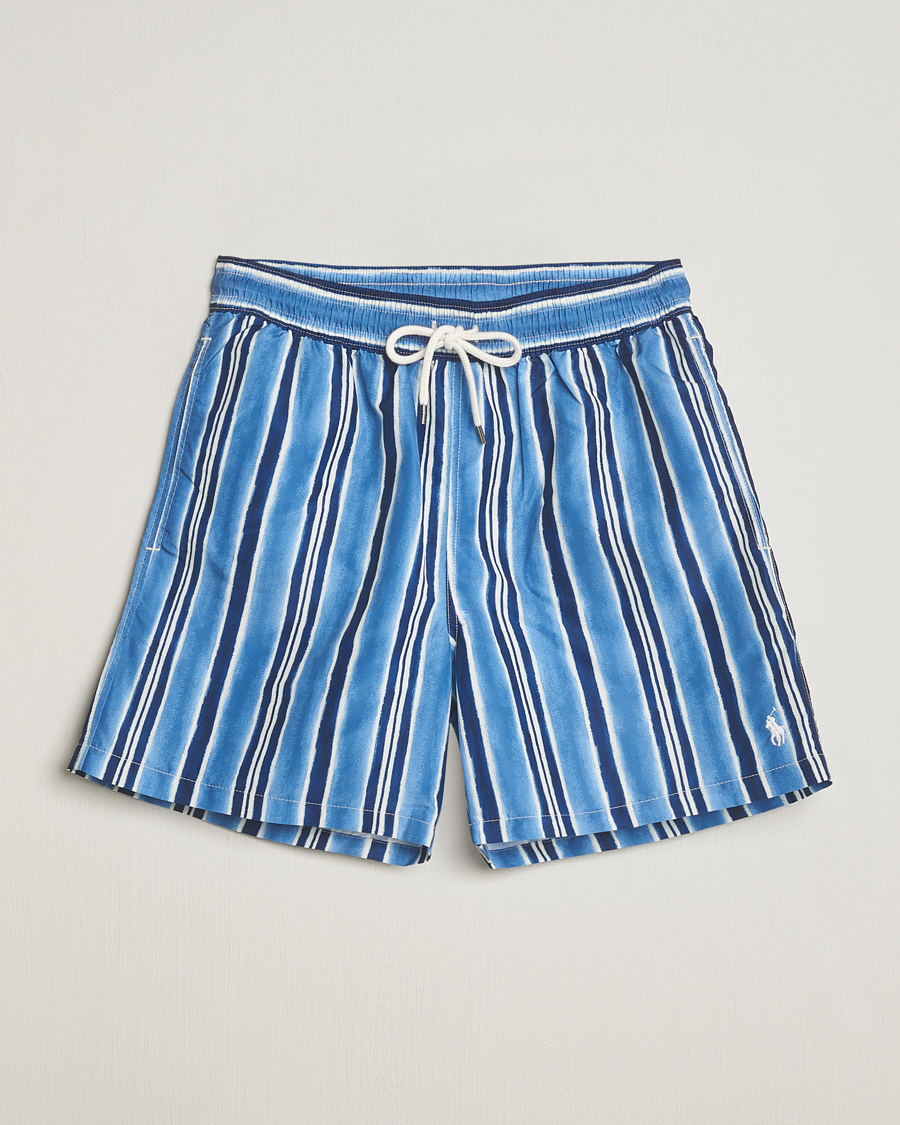 Herre | Badebukser | Polo Ralph Lauren | Recyceled Traveler Striped Swimshorts Saltwashed