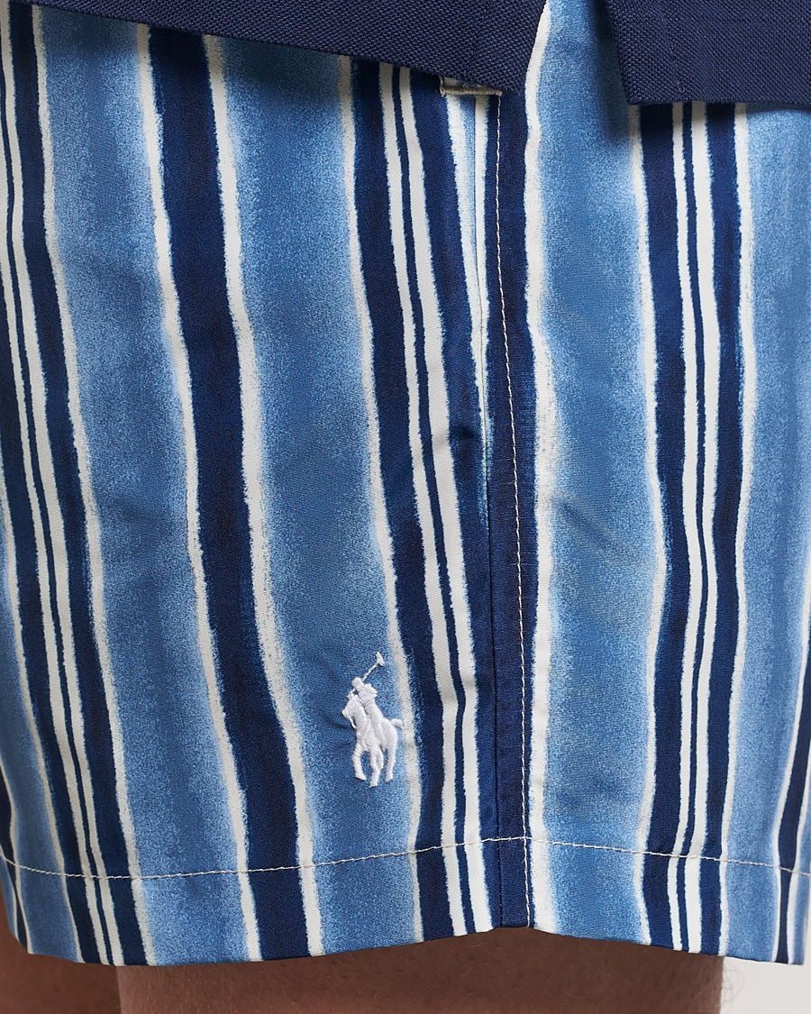 Herre | Badebukser | Polo Ralph Lauren | Recyceled Traveler Striped Swimshorts Saltwashed