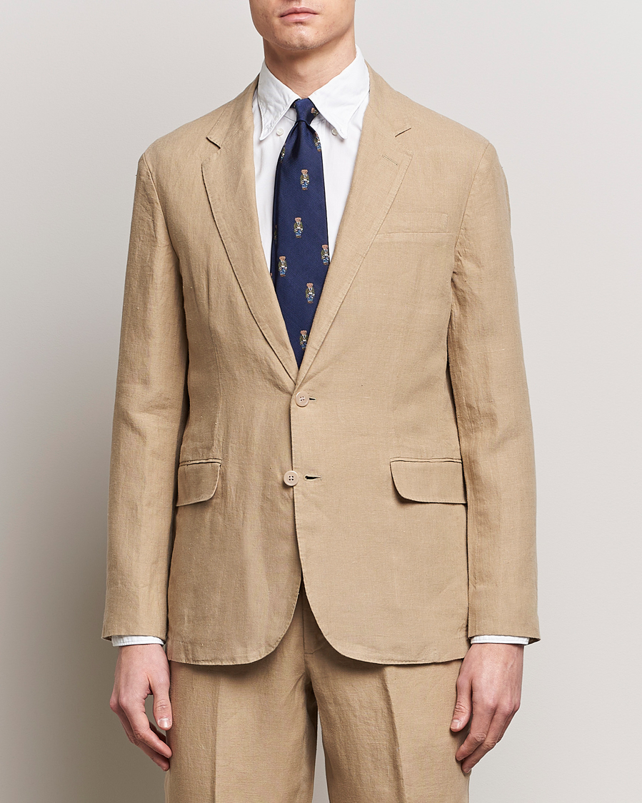 Herre | Hørblazer | Polo Ralph Lauren | Linen Sportcoat Coastal Beige