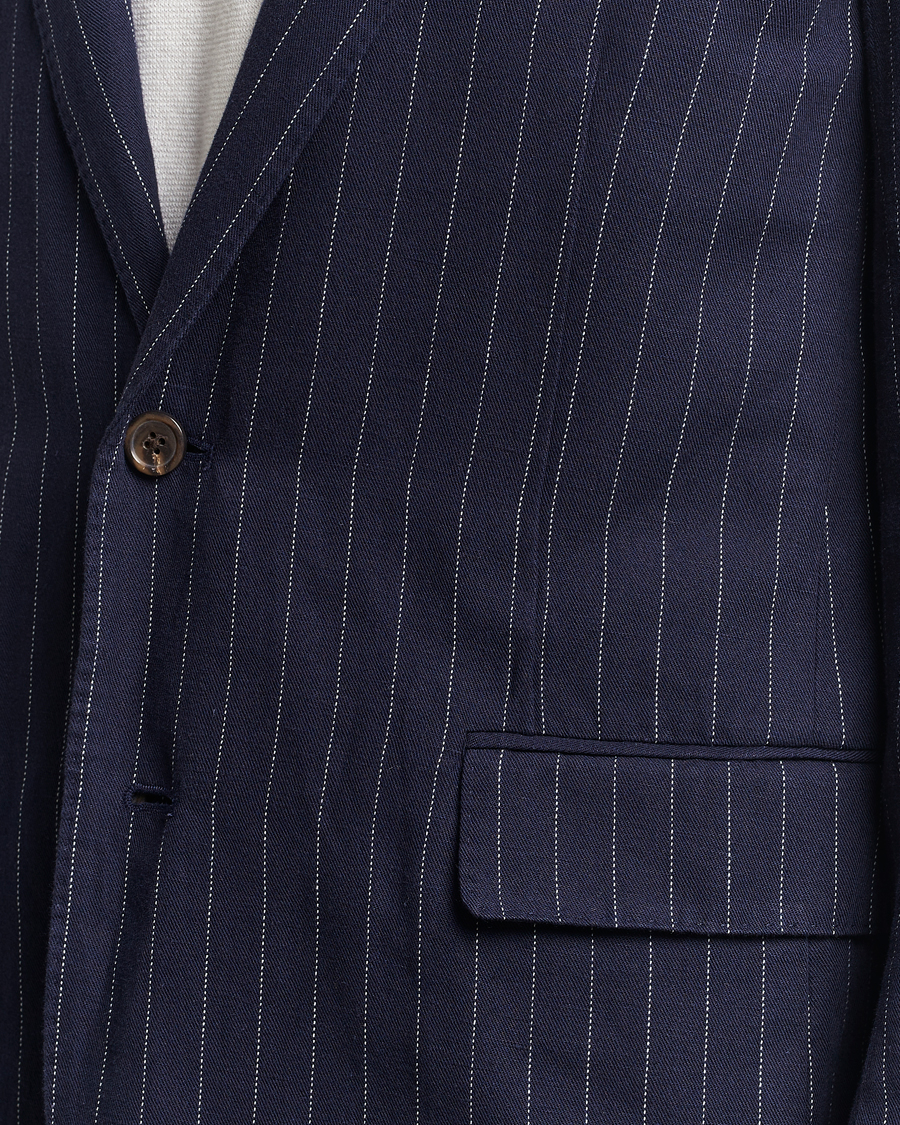 Herre | Blazere & jakker | Polo Ralph Lauren | Linen Pinstripe Sportcoat Navy/Cream