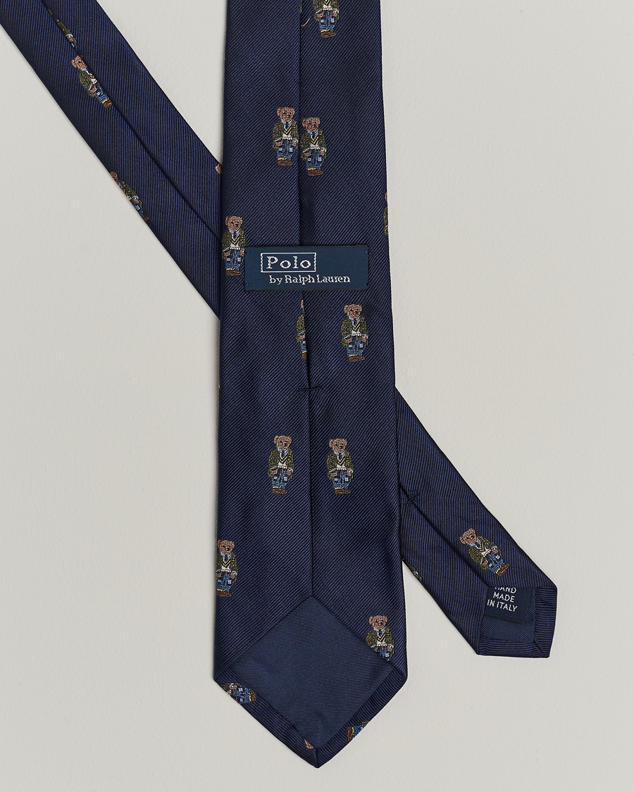 Herre | Tilbehør | Polo Ralph Lauren | Heritage Bear Tie Navy