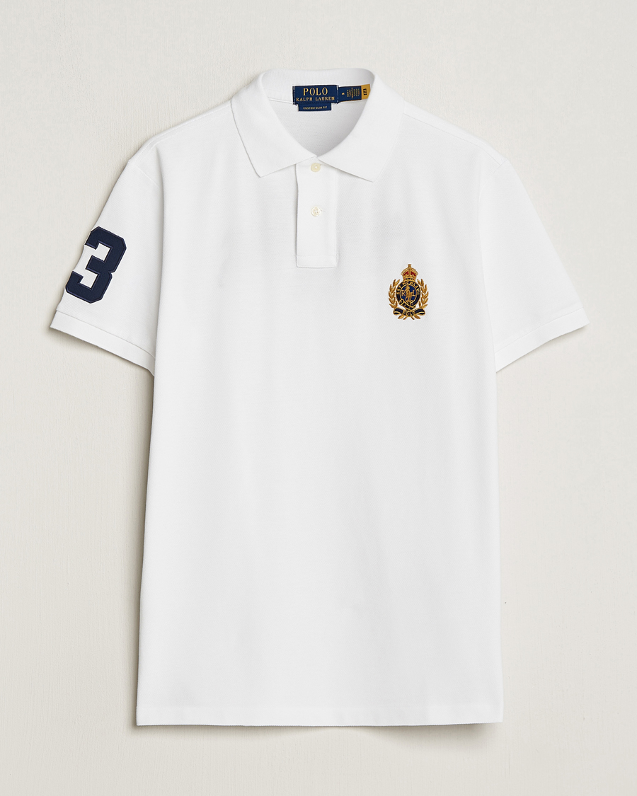 Herre | Polotrøjer | Polo Ralph Lauren | Custom Slim Fit Match Club Polo White