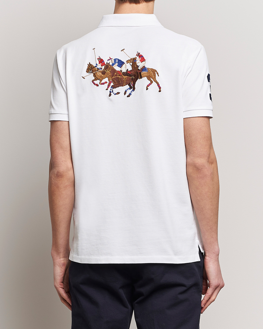 Herre | Polotrøjer | Polo Ralph Lauren | Custom Slim Fit Match Club Polo White