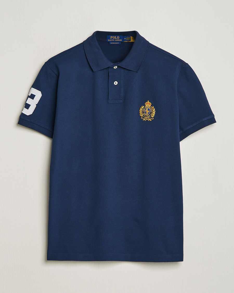 Herre | Polotrøjer | Polo Ralph Lauren | Custom Slim Fit Match Club Polo Newport Navy