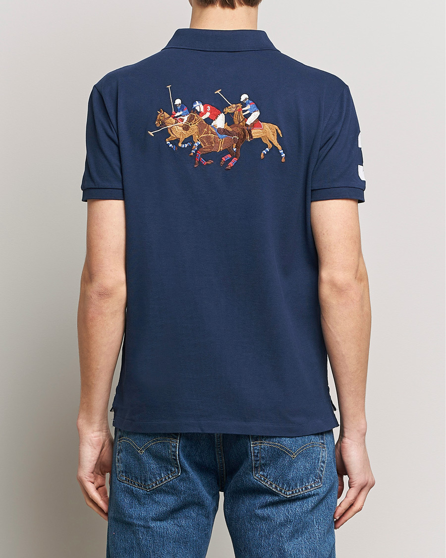 Herre | Polotrøjer | Polo Ralph Lauren | Custom Slim Fit Match Club Polo Newport Navy