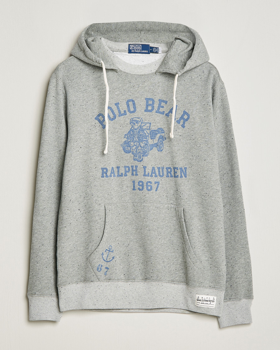 Herre | Trøjer | Polo Ralph Lauren | Graphic Printed Vintage Fleece Hoodie Loft Heather