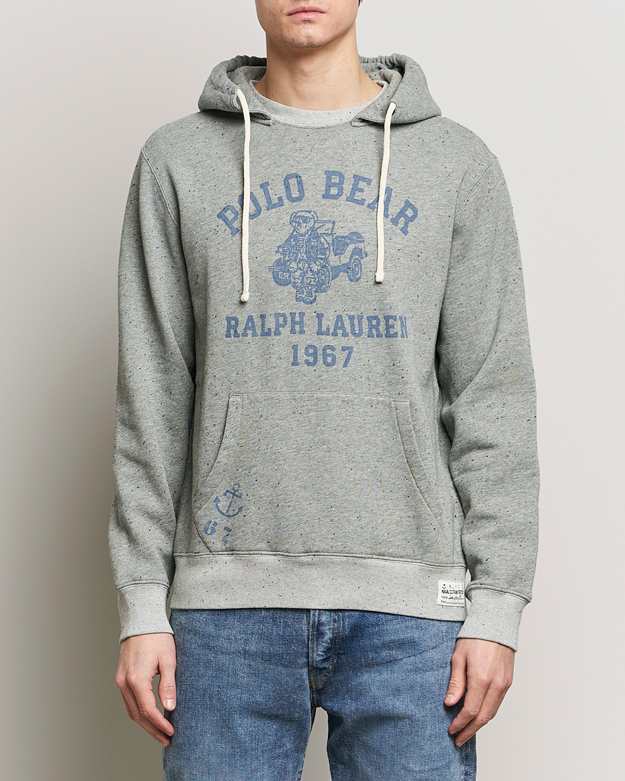 Herre | Trøjer | Polo Ralph Lauren | Graphic Printed Vintage Fleece Hoodie Loft Heather