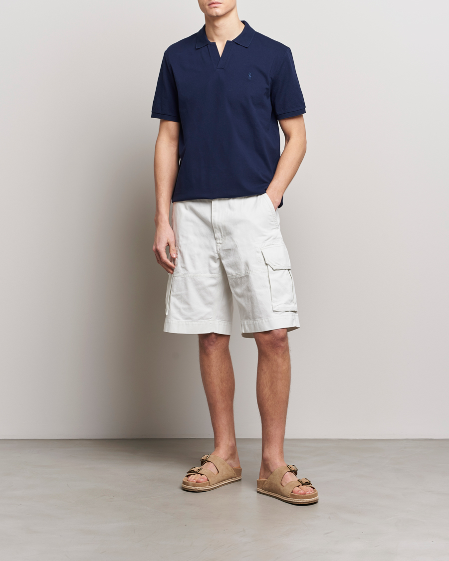 Herre | Shorts | Polo Ralph Lauren | Slub Twill Cargo Shorts Deckwash White
