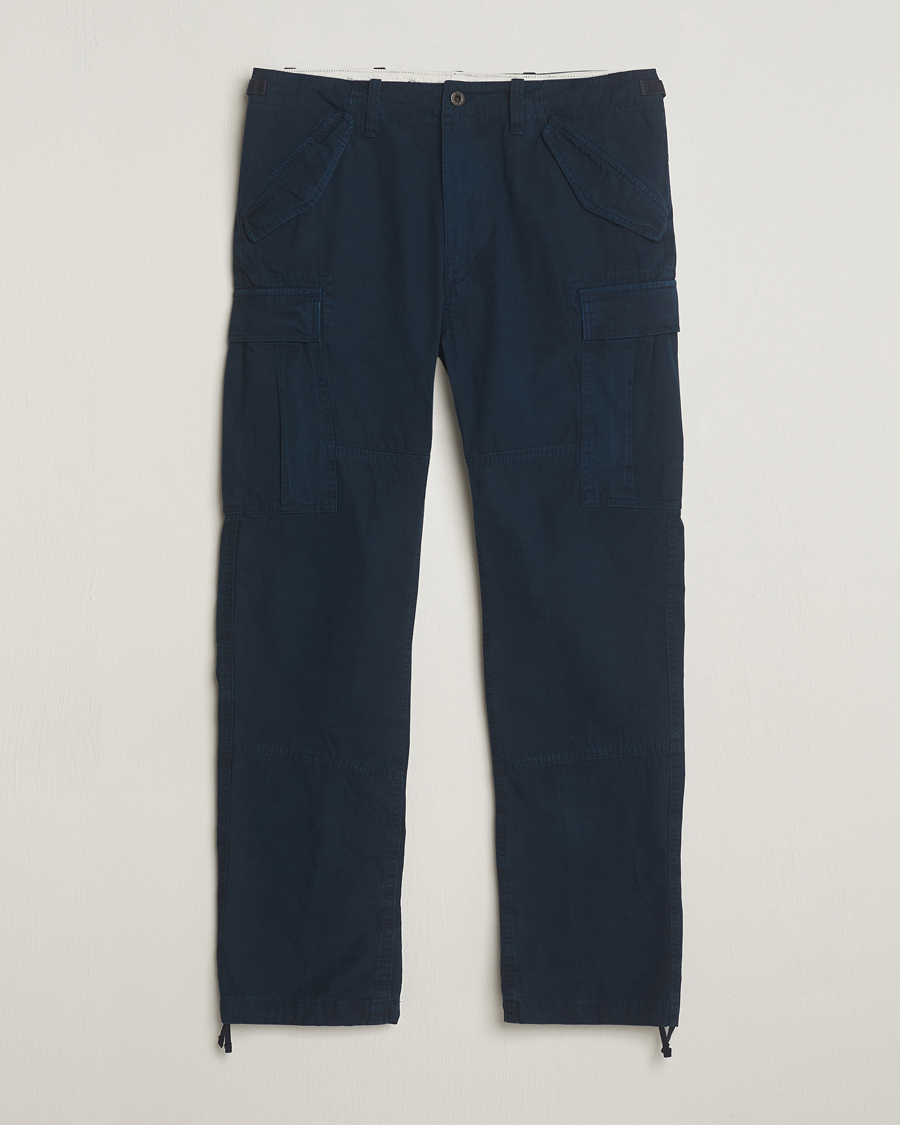 Herre |  | Polo Ralph Lauren | Slub Canvas Cargo Pants Aviator Navy