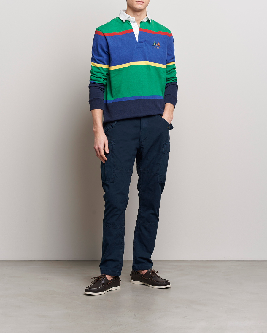 Herre | Bukser | Polo Ralph Lauren | Slub Canvas Cargo Pants Aviator Navy
