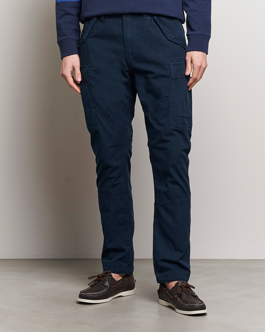 Herre | Afdelinger | Polo Ralph Lauren | Slub Canvas Cargo Pants Aviator Navy