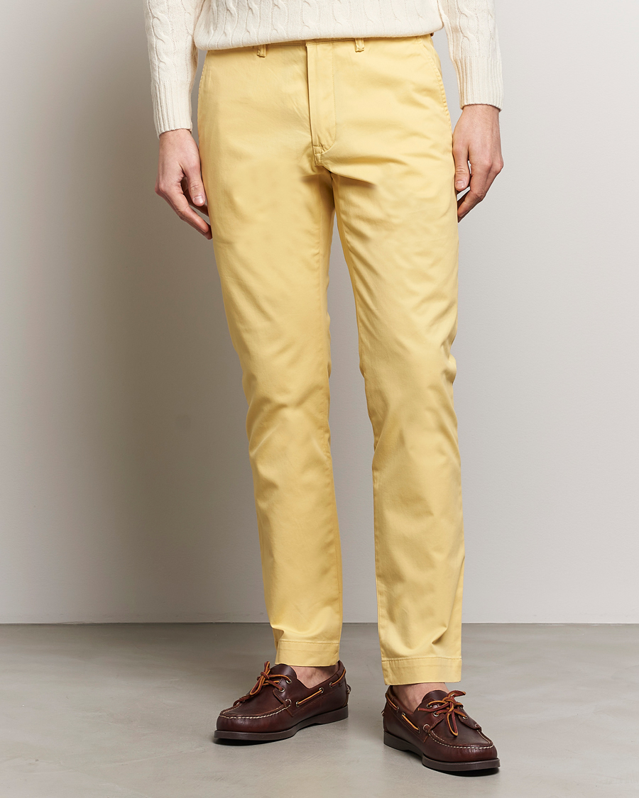 Herre | Jakke og buks | Polo Ralph Lauren | Slim Fit Stretch Chinos Corn Yellow