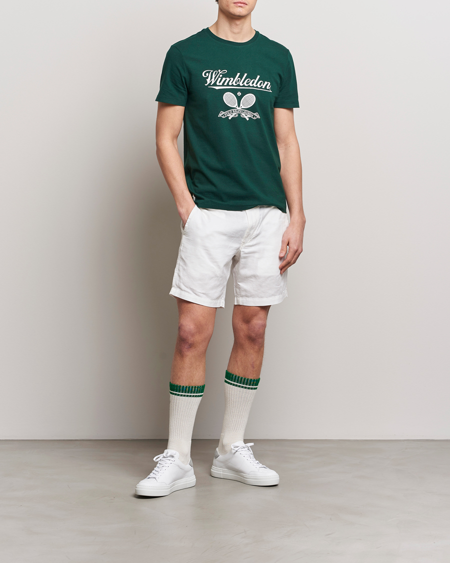 Herre | T-Shirts | Polo Ralph Lauren | Wimbledon Printed Tee Moss Agate
