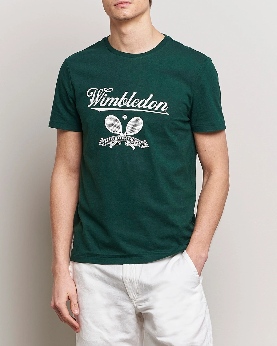 Herre | Kortærmede t-shirts | Polo Ralph Lauren | Wimbledon Printed Tee Moss Agate