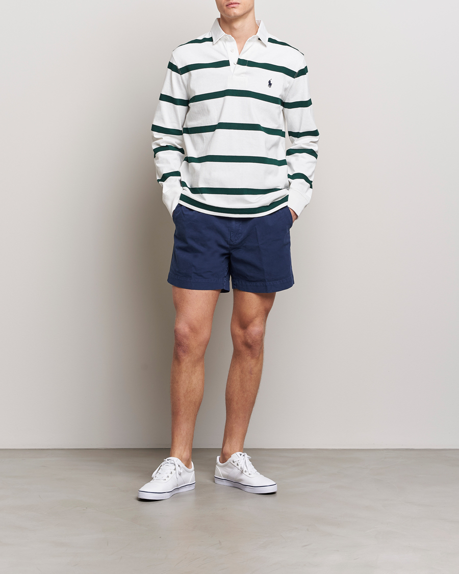 Herre | Trøjer | Polo Ralph Lauren | Wimbledon Rugby Sweater White/Moss Agate
