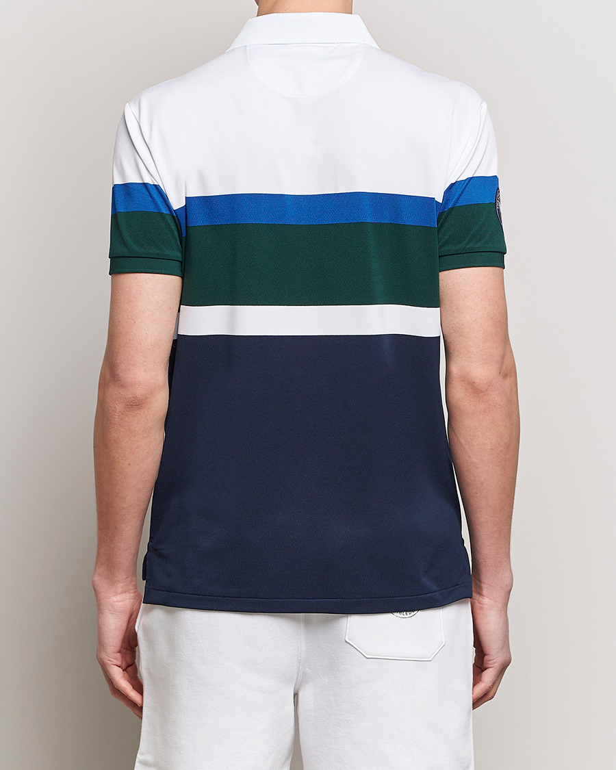 Herre | Polotrøjer | Polo Ralph Lauren | Wimbledon Block Custom Slim Fit Polo Refined Navy/Multi