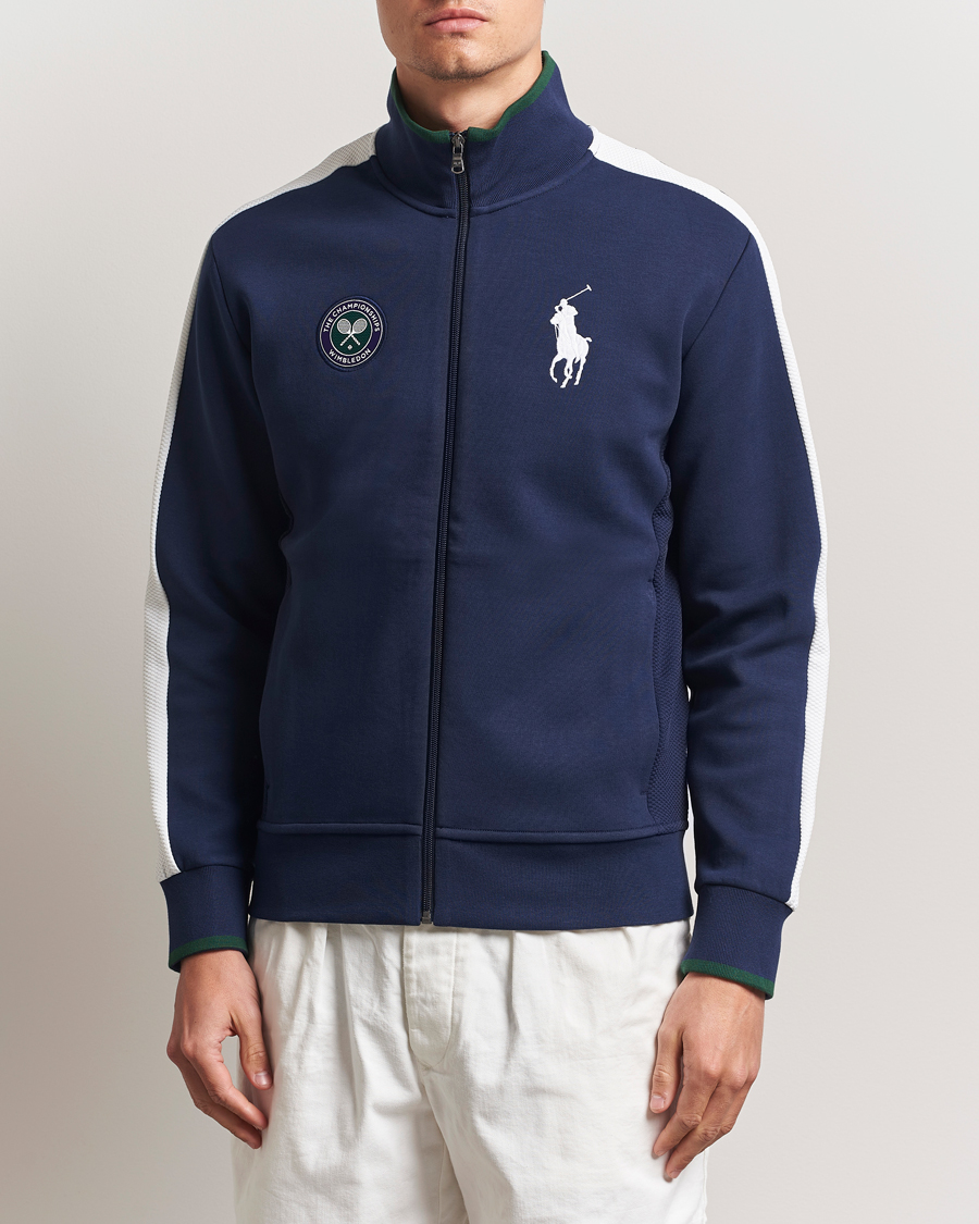 Herre |  | Polo Ralph Lauren | Wimbledon Full Zip Sweater Refined Navy