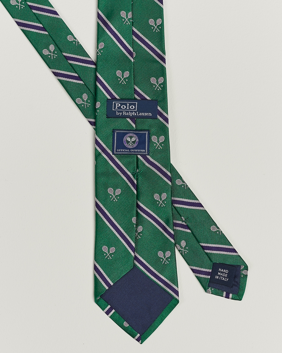 Herre | Polo Ralph Lauren Wimbledon Umpire Neck Tie New Forest Multi | Polo Ralph Lauren | Wimbledon Umpire Neck Tie New Forest Multi