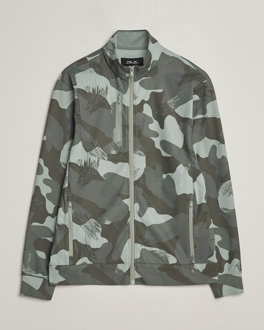 Herre |  | RLX Ralph Lauren | Warp Tech Jersey Camo Full Zip Grey