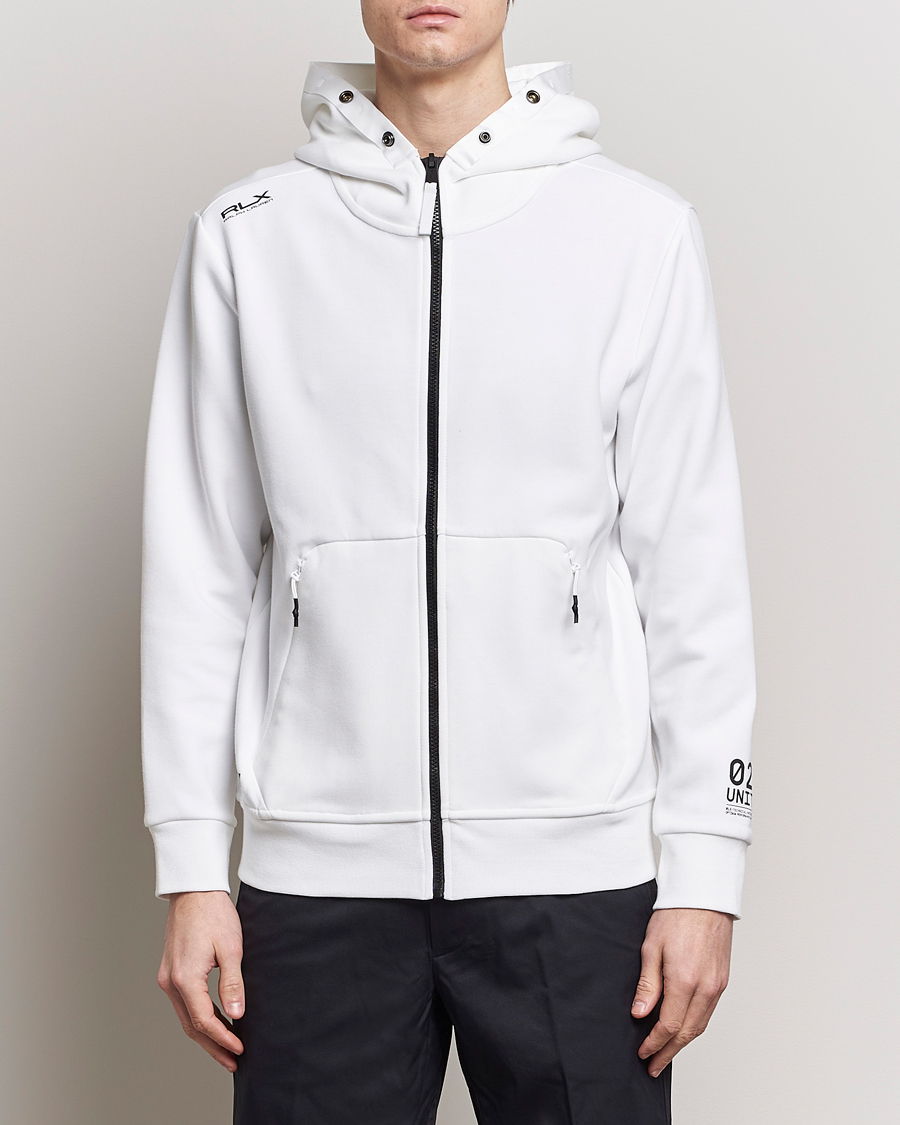 Herre |  | RLX Ralph Lauren | Performance Full Zip Hoodie Ceramic White