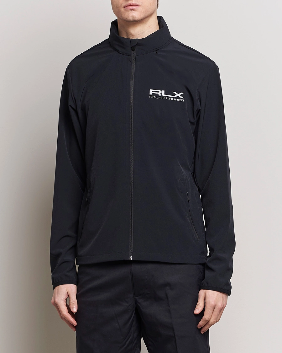Herre | Sport | RLX Ralph Lauren | Performance Hooded Jacket Polo Black