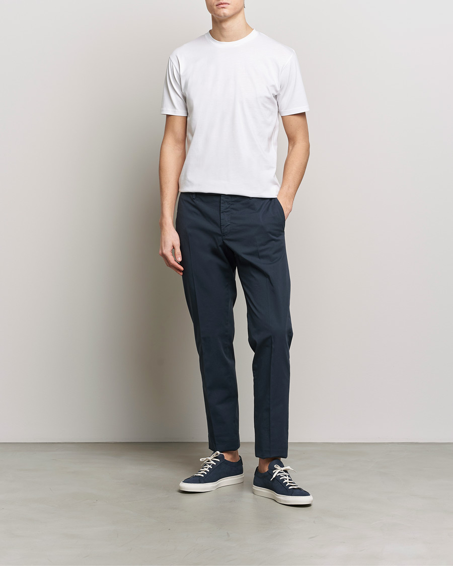 Herre | T-Shirts | Sunspel | Riviera Midweight T-Shirt White