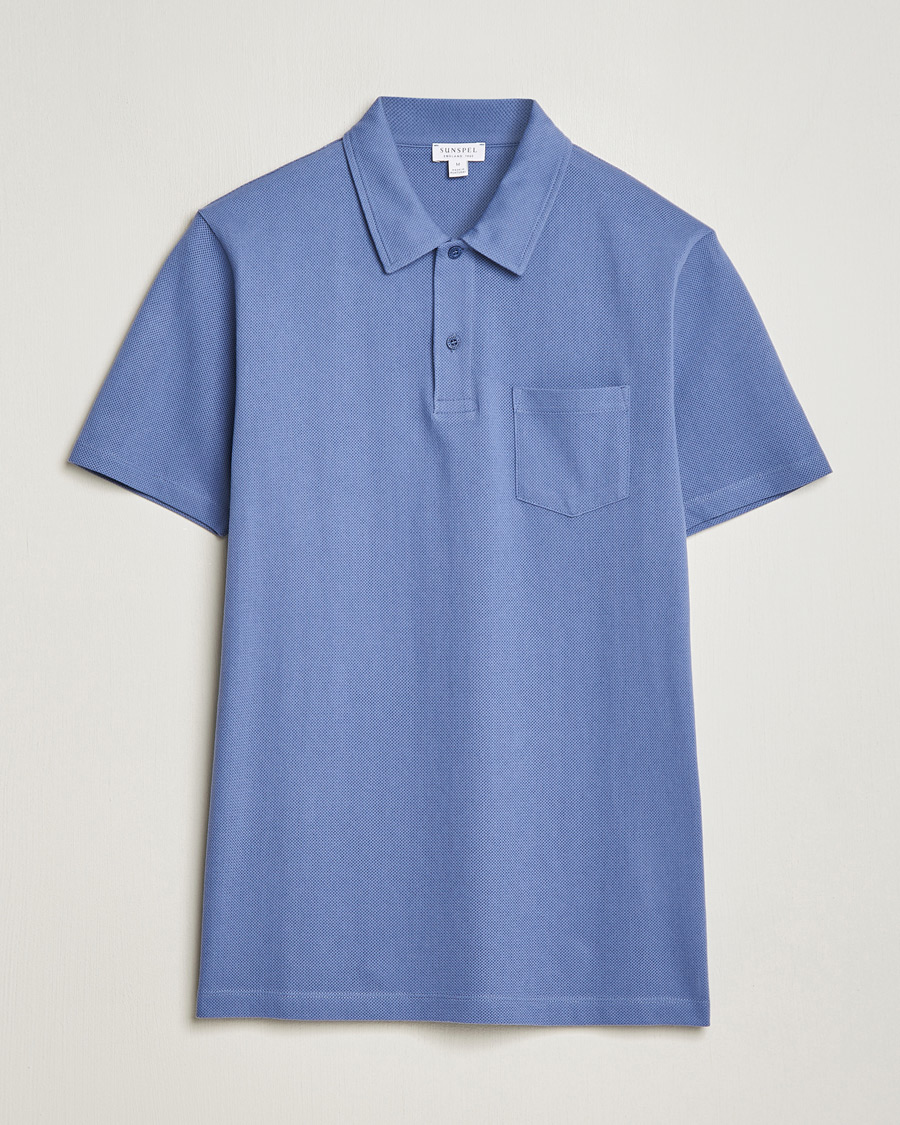Herre | Polotrøjer | Sunspel | Riviera Polo Shirt Grape